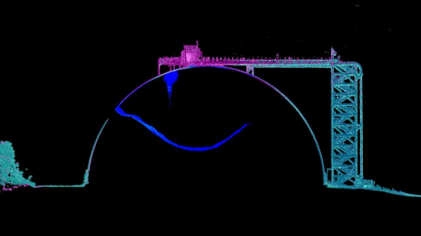 Dome Inventory Volume Cross Section View