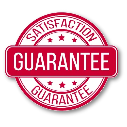 Wingfield’s 100% satisfaction guarantee badge—ensuring confidence in predictive maintenance and asset inspection